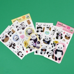 Bao Panda Story Removal Sticker, Set of 20