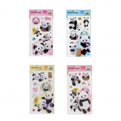 Bao Panda Story Removal Sticker, Set of 20