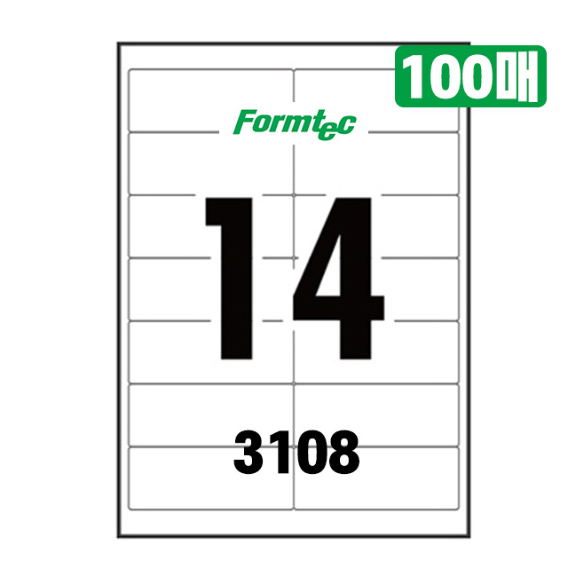 HiEco Label HES-3108, 100 Sheet