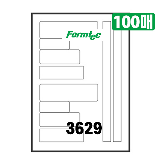 HiEco Label HES-3629, 100 Sheet