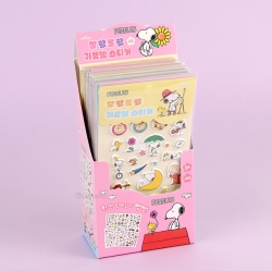 PEANUTS Soft and Cutie Stickers, Set of 24pcs