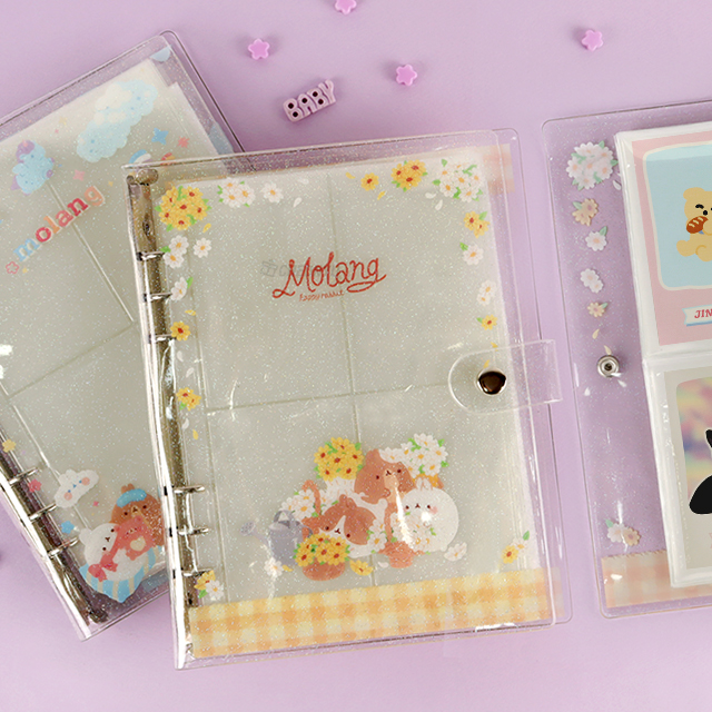 Molang Transparent Photocard Album, Random