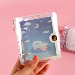 3-Rings Keyring Photo Card Album, Random