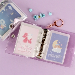 3-Rings Keyring Photo Card Album, Random
