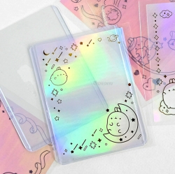 Molang Hologram Photocard Sleeve,Random