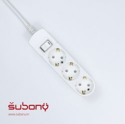 Integrated Switch Multi-Tab 3 Outlet 1M