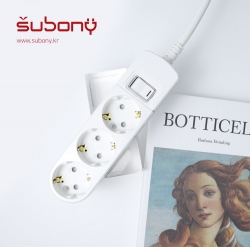 Integrated Switch Multi-Tab 3 Outlet 3M