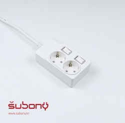 Individual Switch Multi-Tab 2 Outlet 3M