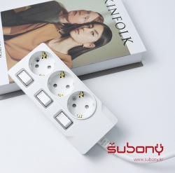 Individual Switch Multi-Tab 3 Outlet 3M