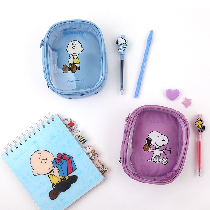 Peanuts Transparent Pen Case