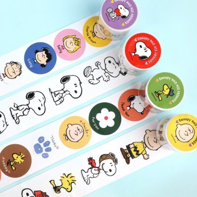 Peanuts Roll Sticker