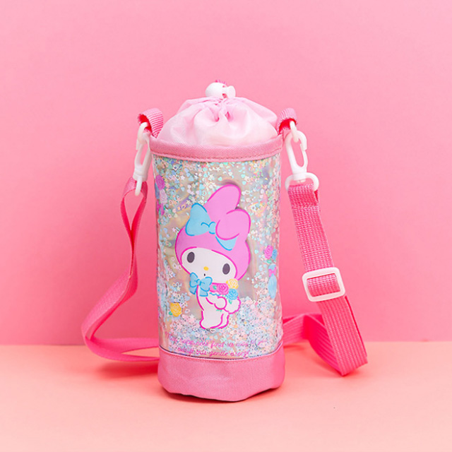 My Melody Bling bling Bottle Pouch with Strap