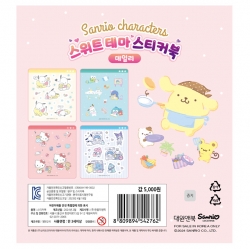 Sanrio Characters Sweet Thema Sticker Book_ Daily