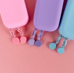 Sanrio characters Silicone pencil case_ Kuromi 
