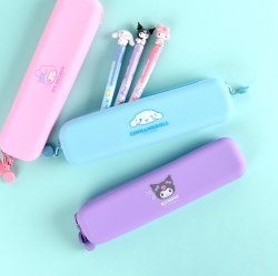 Sanrio characters Silicone pencil case_ Kuromi 