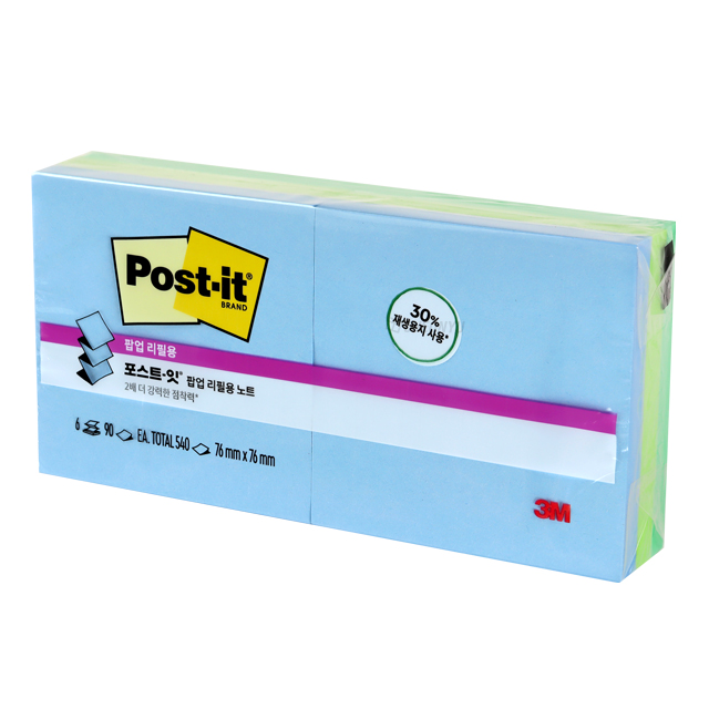 Post-it Pop-up Refill Note Oasis R330 (76x76)