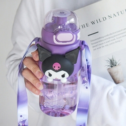 Sanrio Characters Kuromi Big face Tritan Water Bottle 600ml