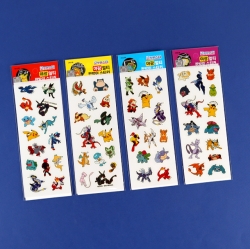 Pocket Monster glow-in-the-dark multi resemble Sticker, set of 20pcs