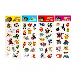 Pocket Monster glow-in-the-dark multi resemble Sticker, set of 20pcs