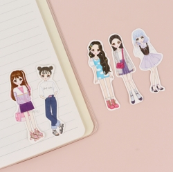 Girl Holic Coordinate Seal Sticker, Set of 16sheets