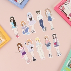 Girl Holic Coordinate Seal Sticker, Set of 16sheets
