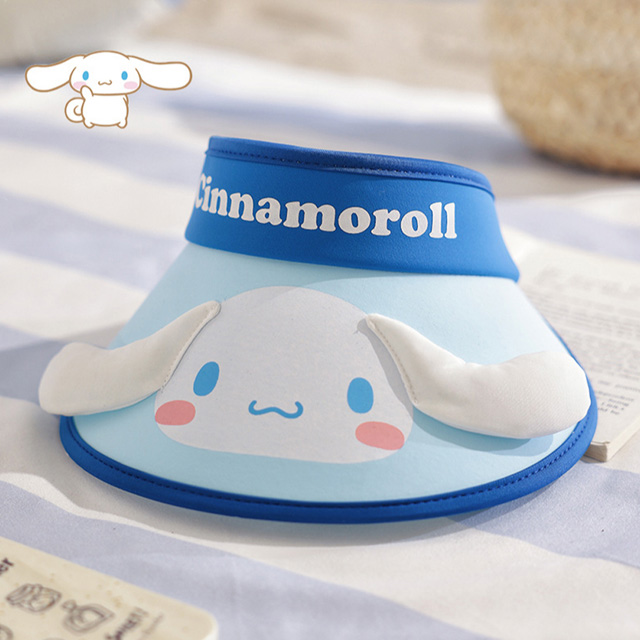 Sanrio Characters UV protection 3D Face Sun Cap - Cinnamoroll