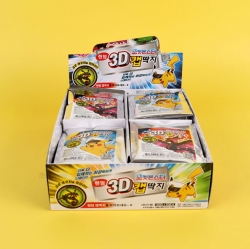 Pocket Monster 3D Cap Ttakji , set of 20pcs