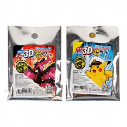 Pocket Monster 3D Cap Ttakji , set of 20pcs