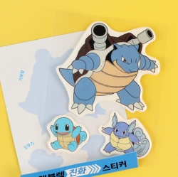 Pocket Monster Emblem Evolution Sticker, set of 24pcs