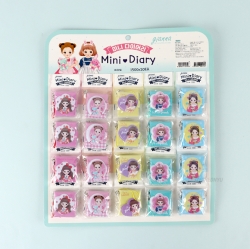 Gianna Mini Diary, Set of 20pcs
