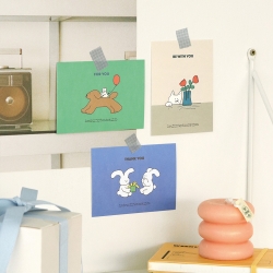 Cuddly Message Card Set