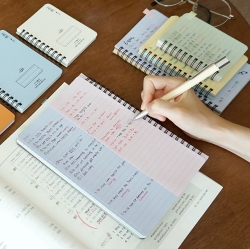 GONGBAEG 6-color lined notes 4 UNIT - SKY 94x128