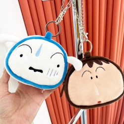 Crayon Shin Chan Face Mini Pouch - Shiro2