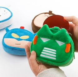 Crayon Shin Chan Face Mini Pouch - Shiro2