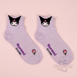 Kuromi Boucle Pastel Socks