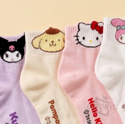 Hello Kitty Boucle Pastel Socks