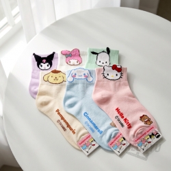 Hello Kitty Boucle Pastel Socks