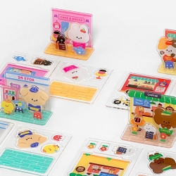 Random Stand Acrylic House