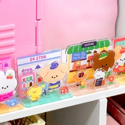 Random Stand Acrylic House