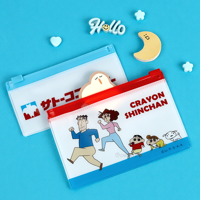 Crayon Shinchan Fastener Case 2P - Mart