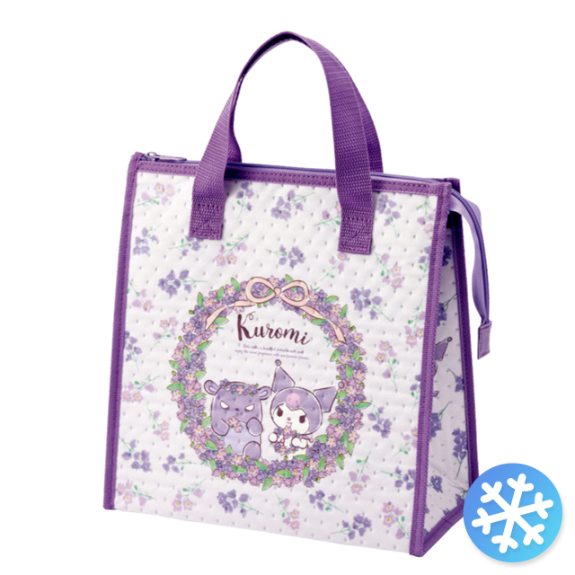 Sanrio Cooler Lunch Bag - Kuromi Flower Wreath