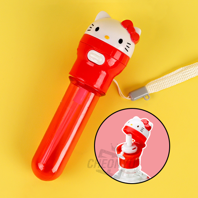 Hello Kitty Face Straw Cap & Portable Case