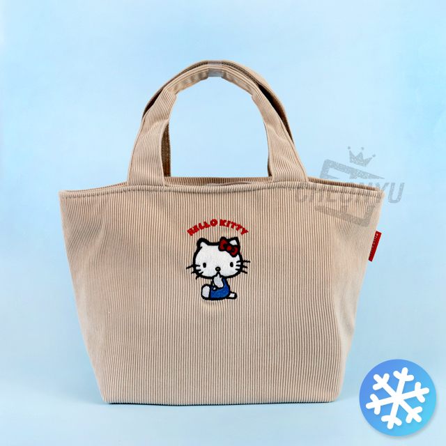 Sanrio Hello Kitty Corduroy Insulation Lunch Bag
