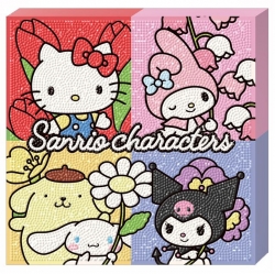 SANRIO CHARACTERS CANVAS DIY Diamond & Painting Pretty Bloom