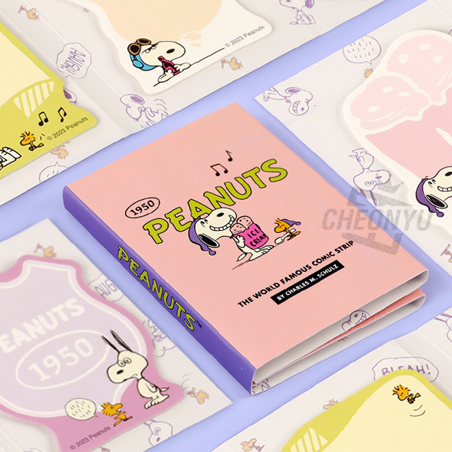 피너츠 스누피 다이컷 점착 메모지