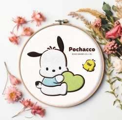  Sanrio characters pochacco Heart Cushion (Punchfelt)