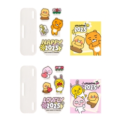 Kakao Friends Choonsik 2025 Acrylic Stand Desk Calendar