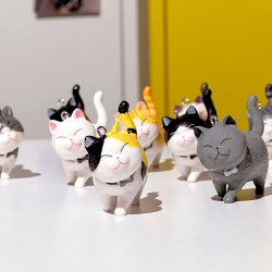 Cat Figure Random keyring
