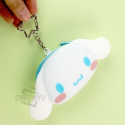 Sanrio Characters Face Silicone Coin Wallet