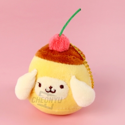 Sanrio Characters Keychain 8cm - Pompompourin Pudding